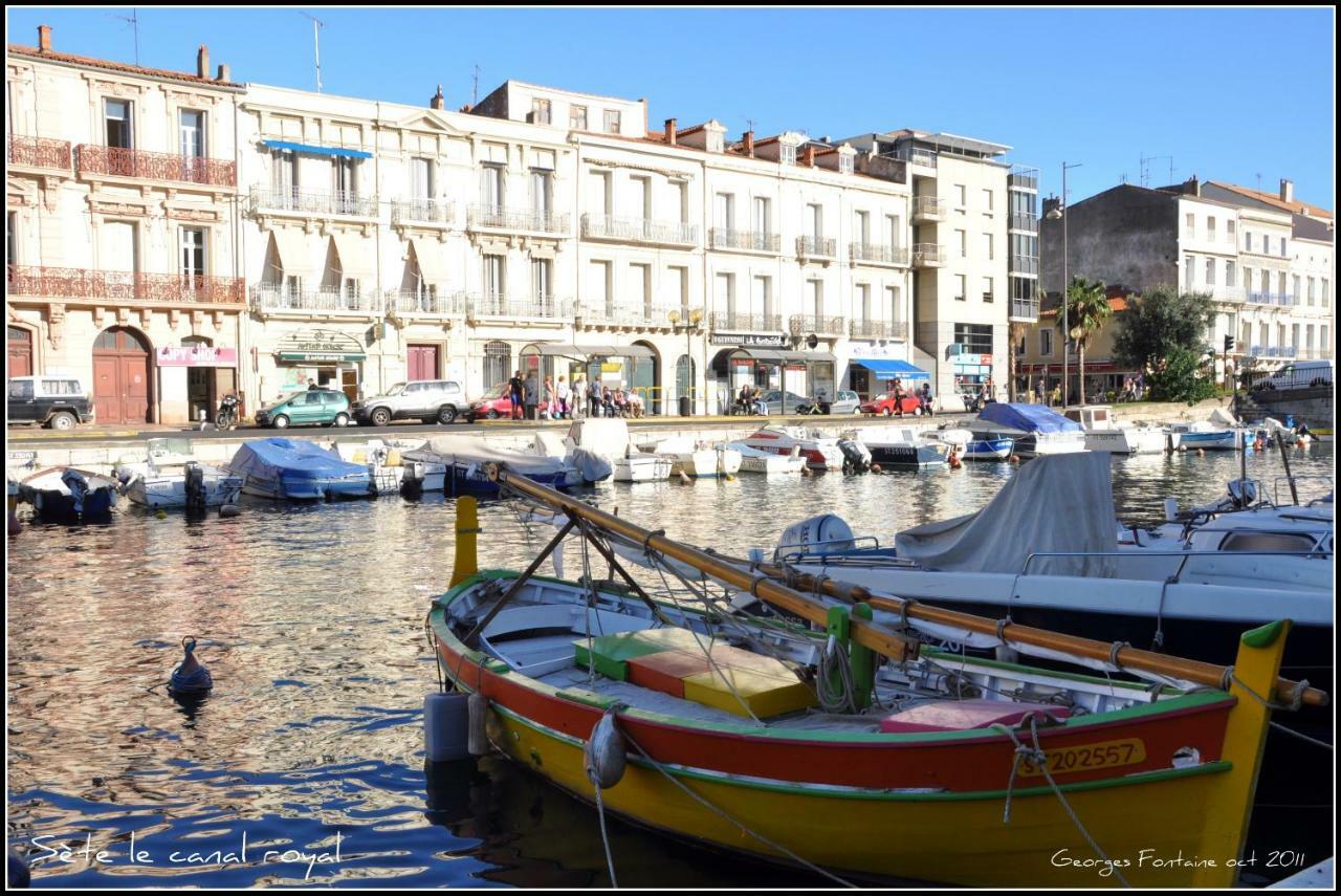 Apartamento T3 Avec Terrasse Avec Vue Exceptionnelle Sur Les Quais De Sète Exterior foto